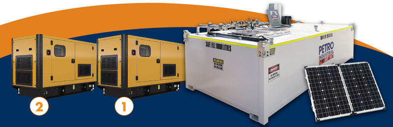 11,000L Dual Generator Feed Tank