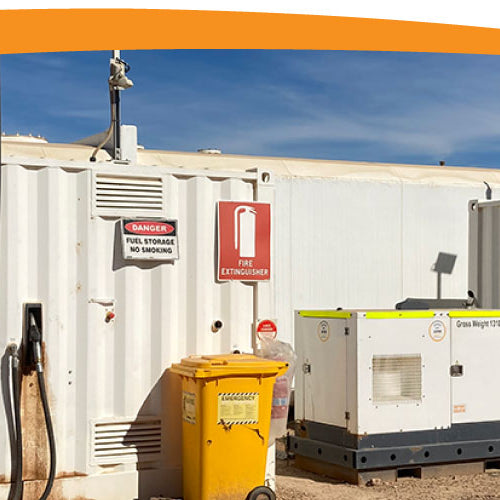Power generation with on-site diesel supply and storage