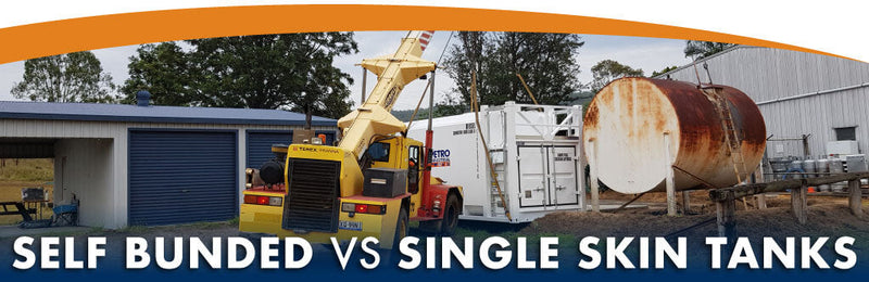 Self Bunded Tanks VS Single Skin Cylindrical Tanks