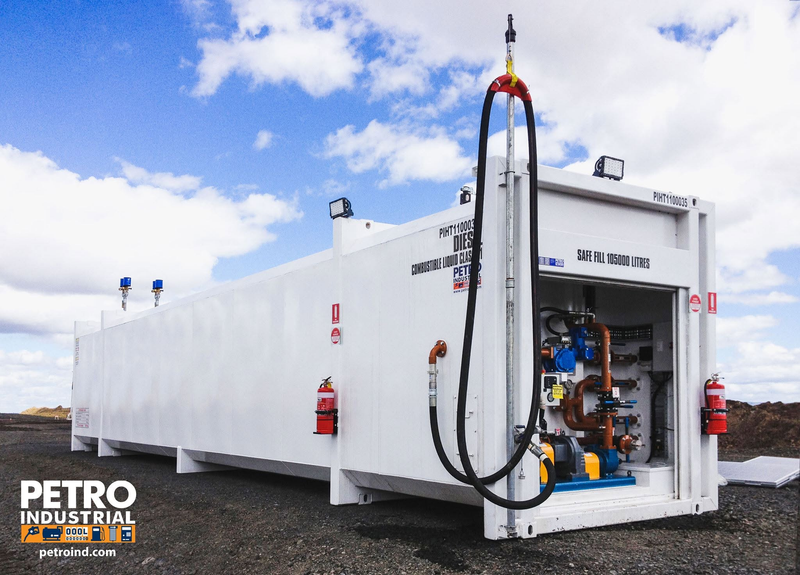 PETRO self bunded fuel tank with dispensing hose
