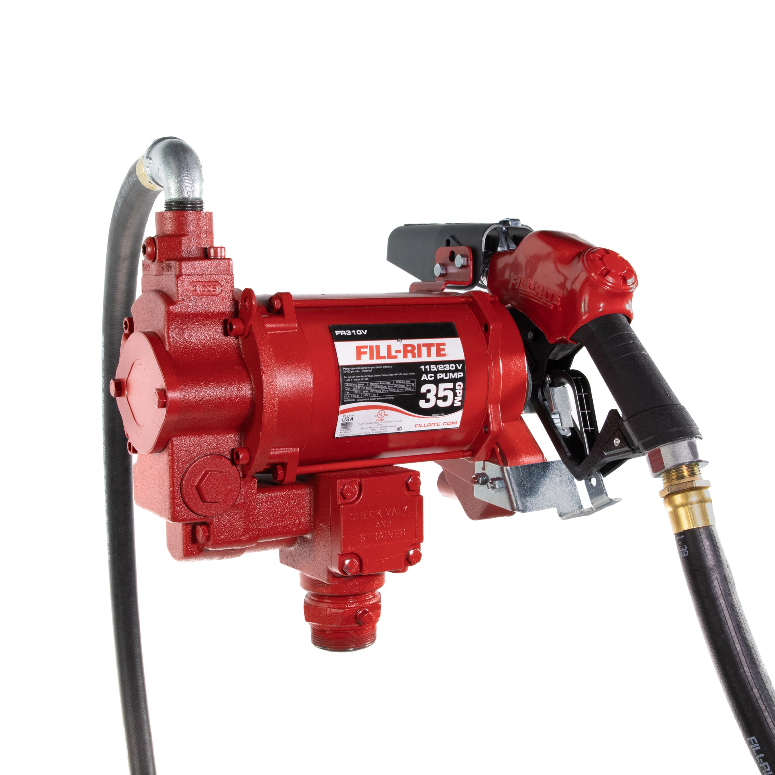 Fill-Rite FR300-SERIES - 240V AC, 132 Lpm, Fuel Transfer Pump - Bung M ...