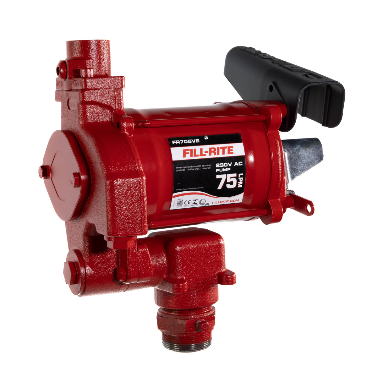 Fill-Rite FR700-SERIES - 240V AC, 75 Lpm, Fuel Transfer Pump - Bung Mo ...