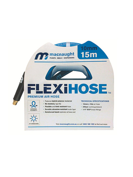 MACNAUGHT Flexihose - 10mm x 15m Premium Air Hose
