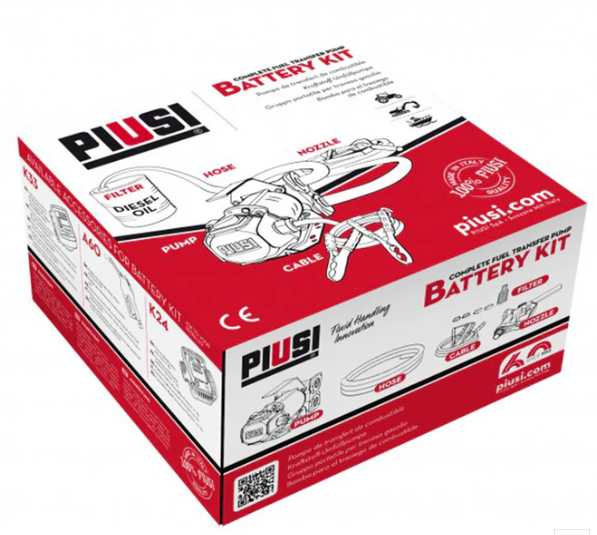 Piusi Battery Kit 3000/12V Diesel Pump 50lpm F0022500C