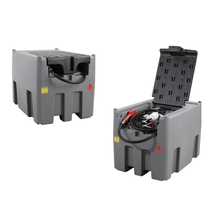 12V DC Portable Poly Diesel Transfer Tanks - 200 & 400L options