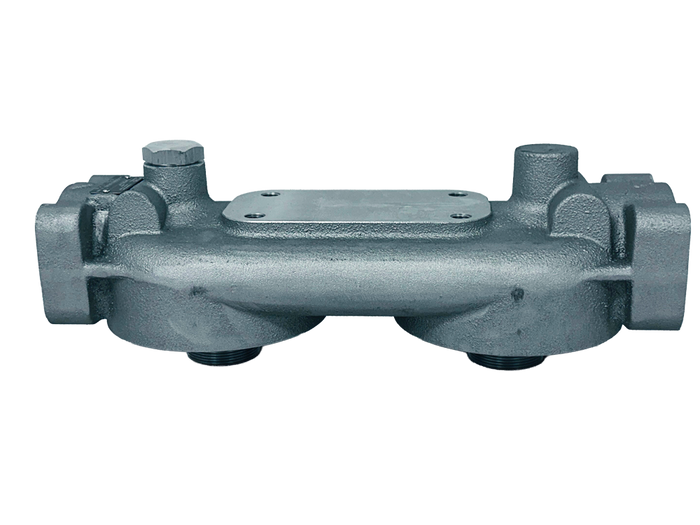 PETRO Dual Filter Head for Particulate and Water Captor filter - 1.5" BSP