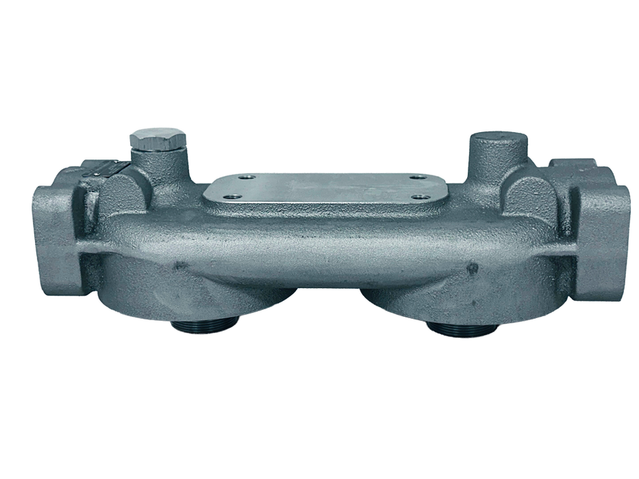 PETRO Dual Filter Head for Particulate and Water Captor filter - 1.5" BSP