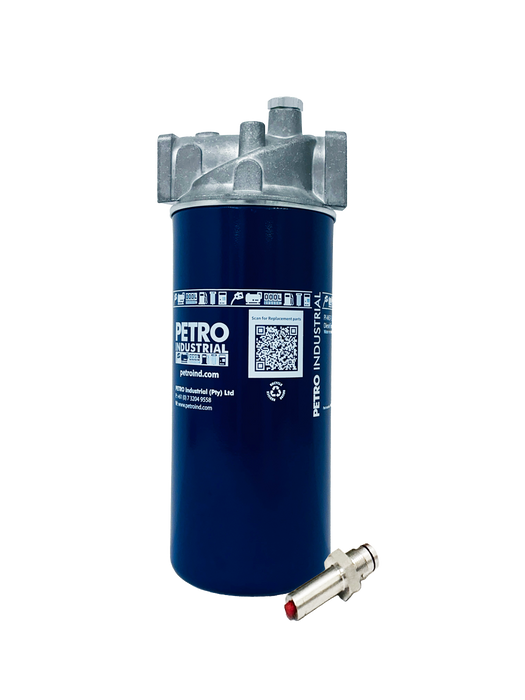 PETRO Single Head Particulate & Water Captor Filter Assembly for modern hydraulic systems
