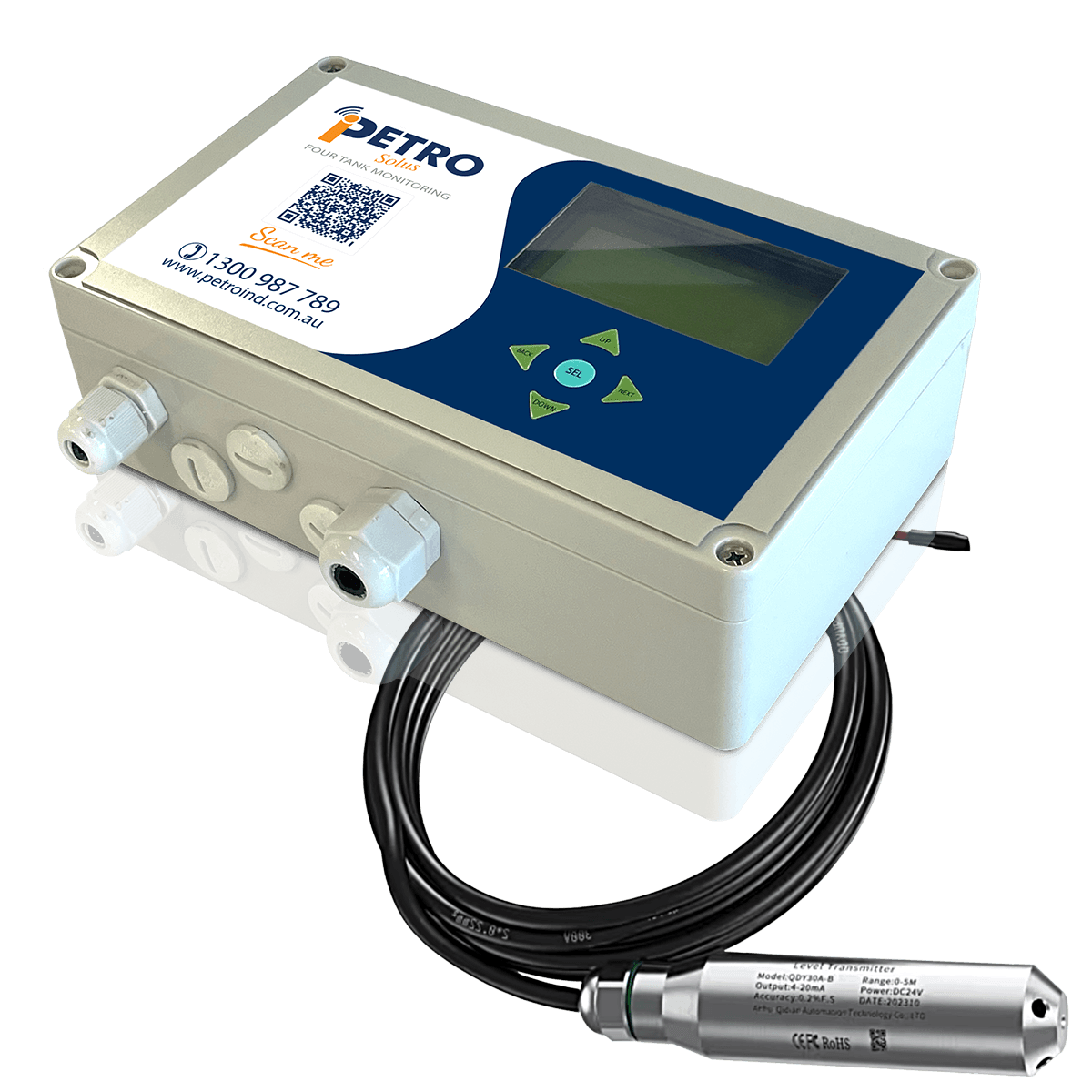 iPETRO Solus Tank Gauge c/w Probe for tanks