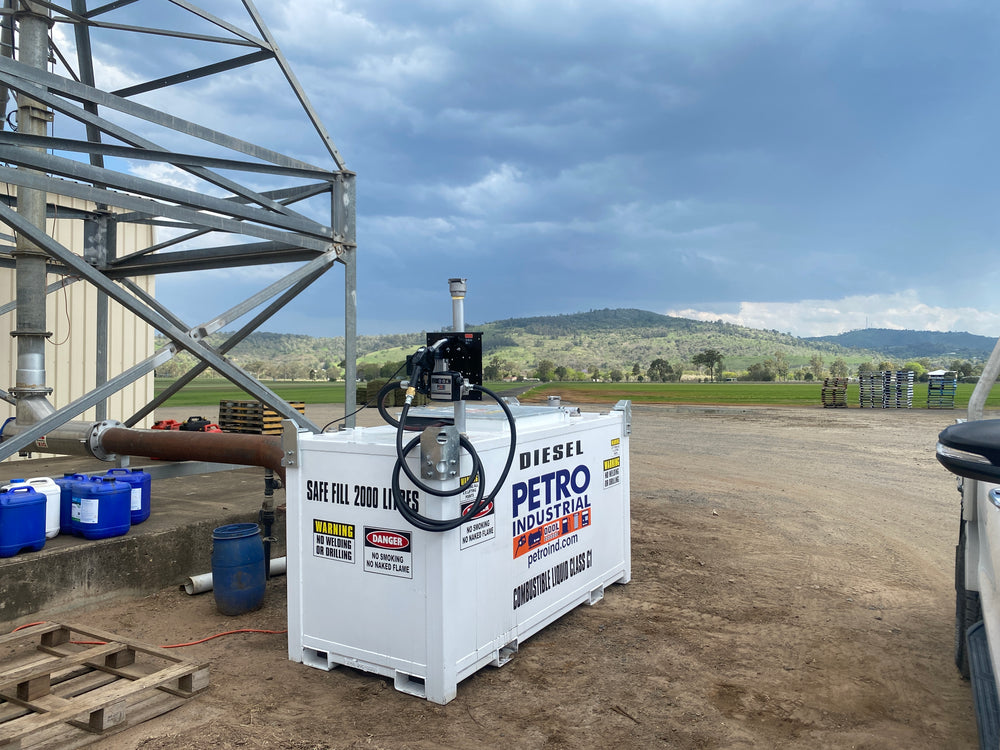 PETRO bulk diesel storage tank on site