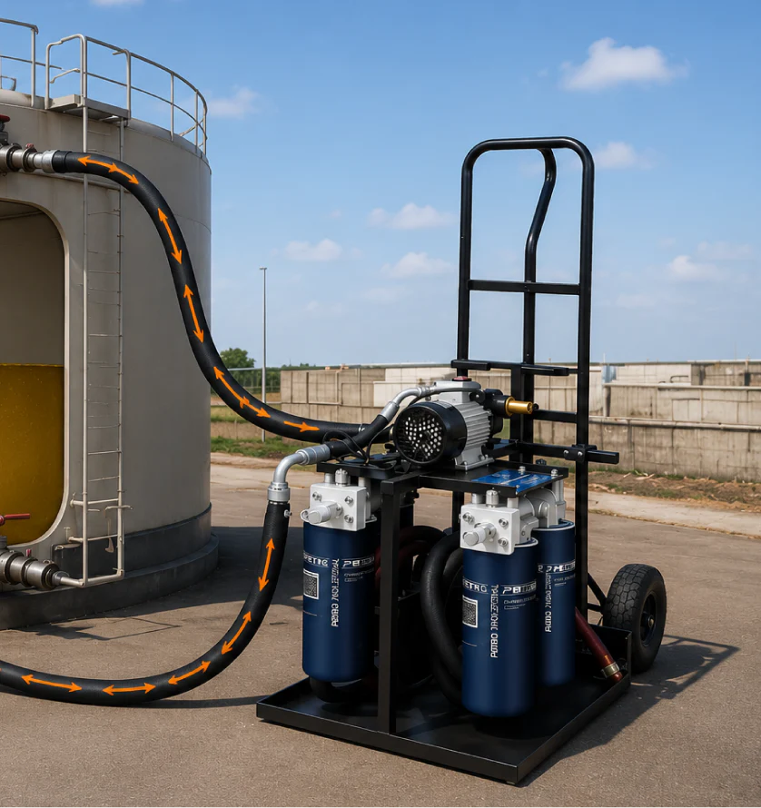 PETRO Fuel Filtration Trolley
