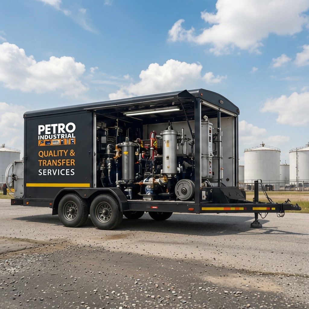 PETRO Quality and Transfer Services fuel polishing trailer