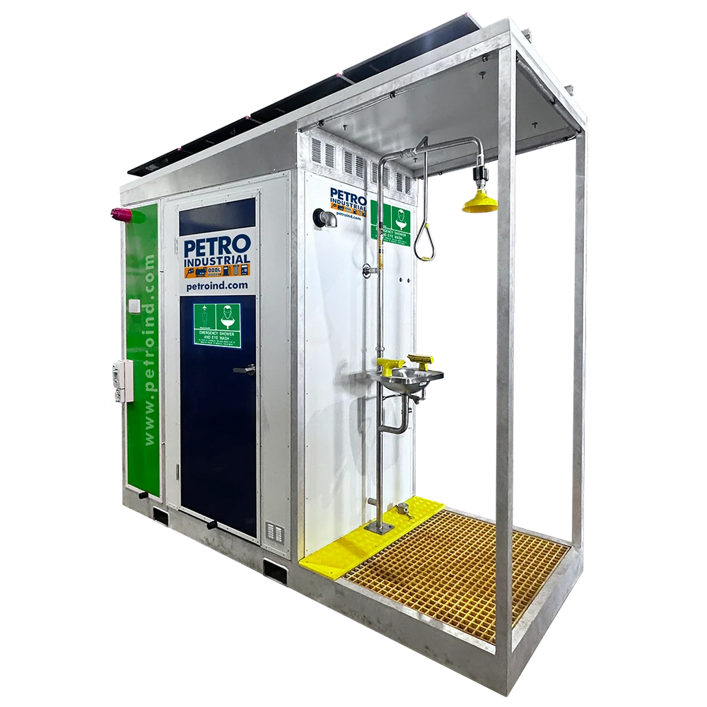 PETRO emergency shower and eyewash station