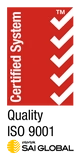 Certified System Quality ISO 9001 SAI Global