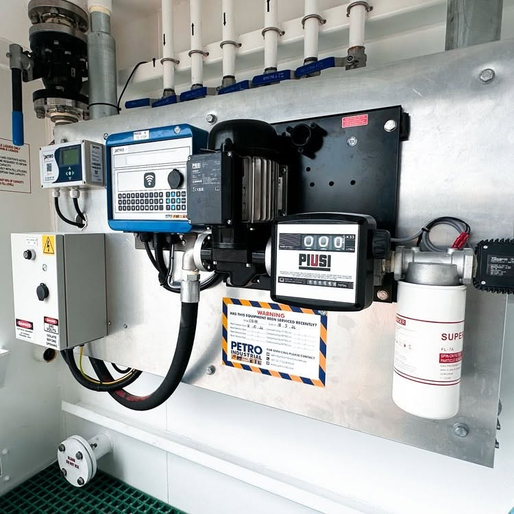 iPETRO fuel management panel with pump, meter and controller