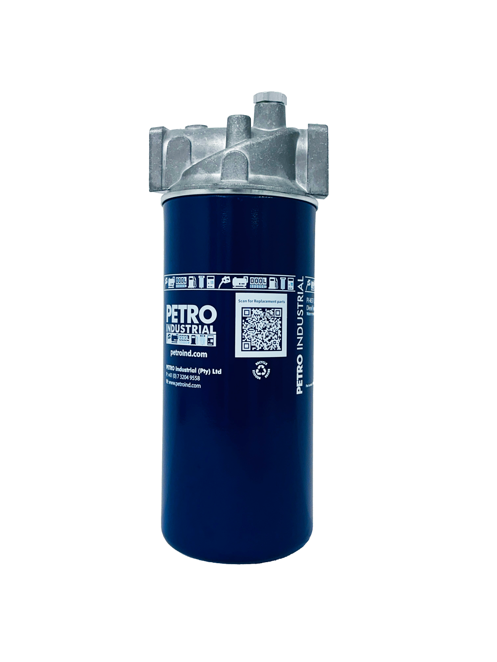 PETRO Single Head Particulate & Water Captor Filter Assembly for modern hydraulic systems
