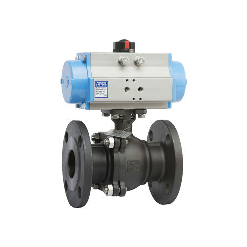 PETRO Carbon Steel Actuated Ball Valves - 2 Piece Fire Safe Full Bore Flanged 150#