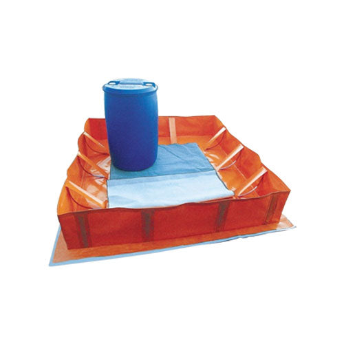 Collapsible Orange PVC Bund Range - 900gsm Thickness - PETRO