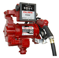 FILL-RITE FR311VB Pump with Hose, 901L Litre Meter & Ultra High Flow Nozzle - PETRO