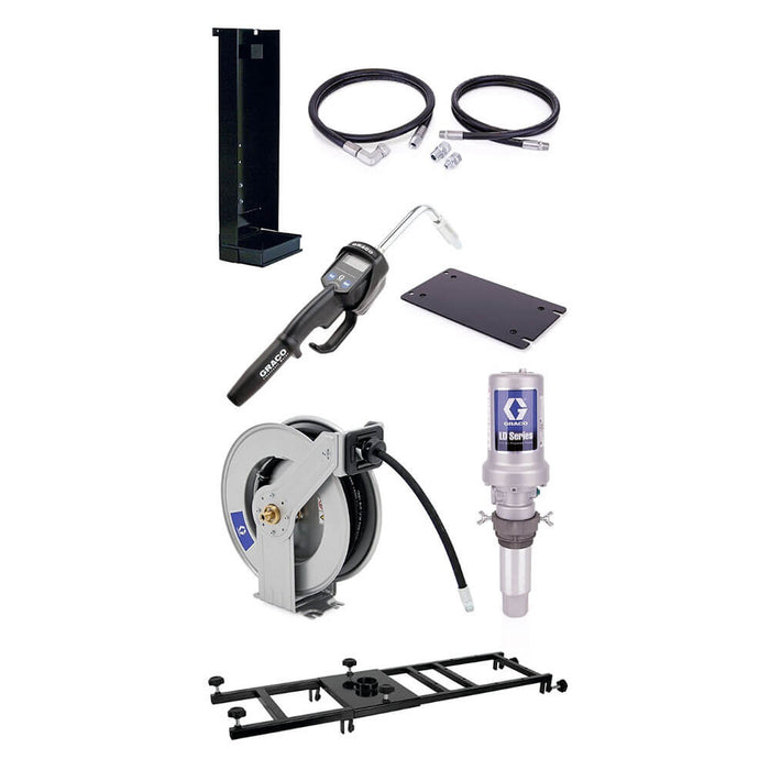 GRACO LD Series 5:1 Stationary Pump Package (275Gall - 1040L) - Manual Meter Type