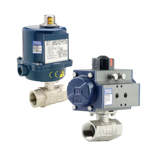 BALL VALVES - NICKEL PLATED BRASS ACTUATED FULL BORE Scr BSP - PETRO