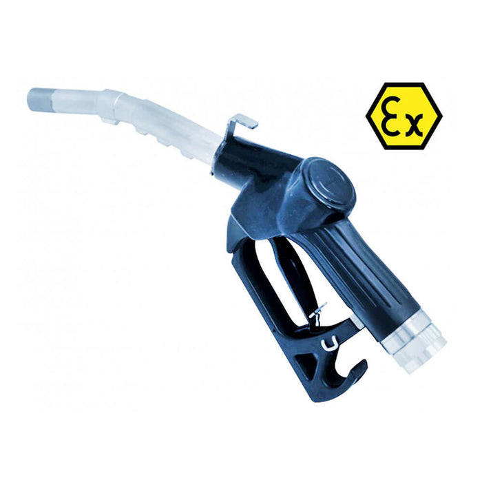 PIUSI Automatic Nozzle ATEX - Slimline Design, Auto Shut Off, 60lpm - from PETRO Industrial